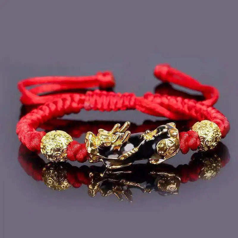 Feng Shui Men's Lucky Prayer Beads Bracelet 
Wealth and Good Luck