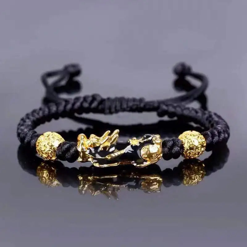 Feng Shui Men's Lucky Prayer Beads Bracelet 
Wealth and Good Luck