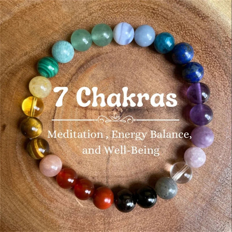 7 Chakra Energy Protection Healing Prosperity Bangle