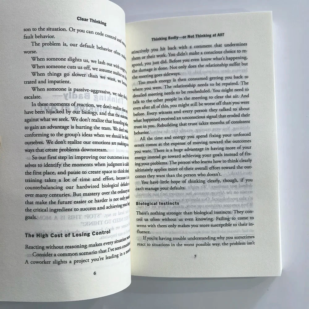 Clear Thinking 
By Shane Parrish