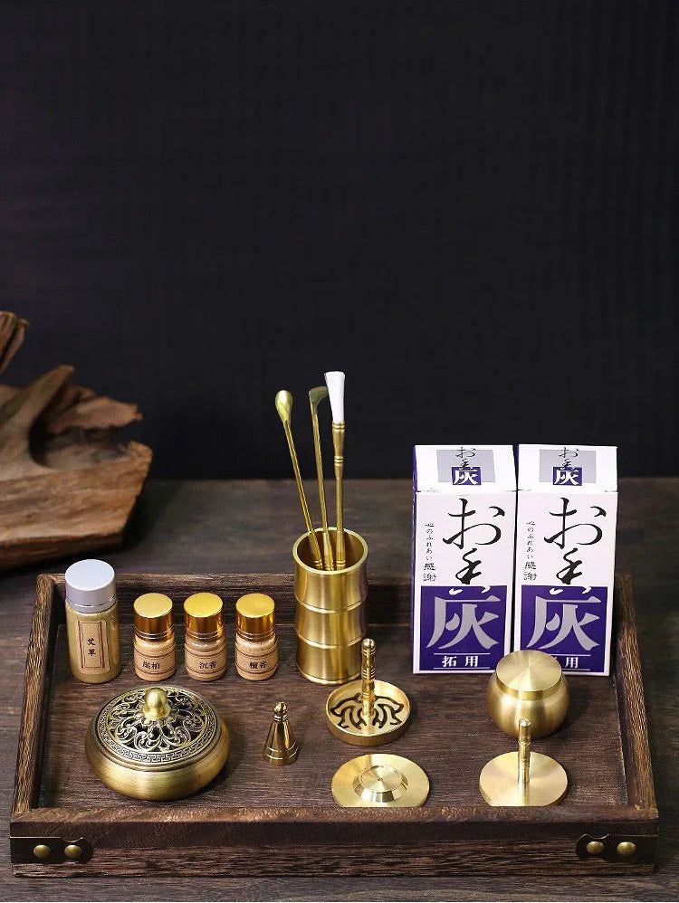 DIY Aromatherapy Set Brass Incense Burner Making Kit