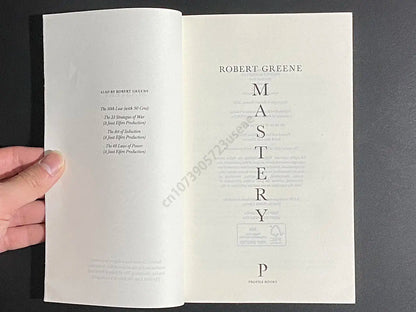 Mastery By Robert Greene The International Bestseller Book